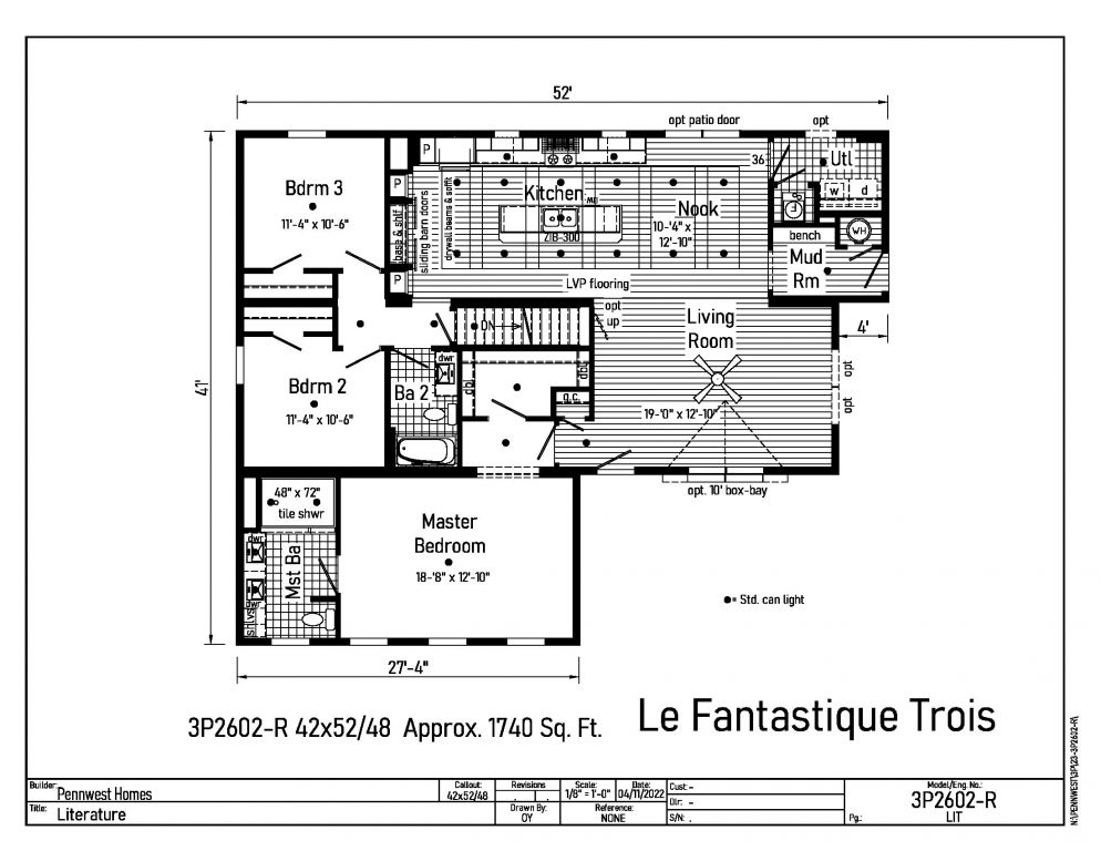 View Le Fantastique Trois (3P2602)