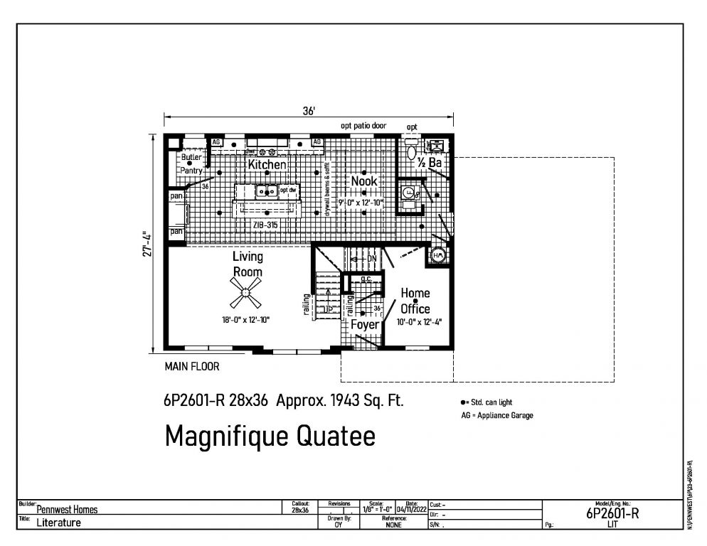 View Magnifique Quatee (6P2601-R)