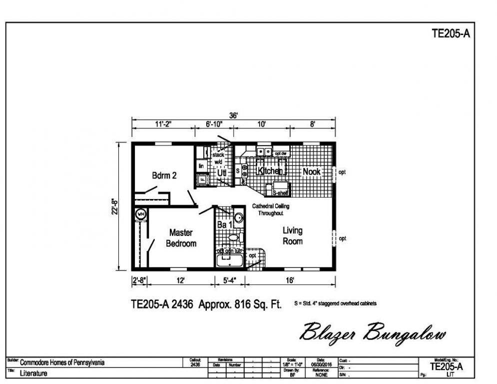 View 3A2603-E Astro Bungalow