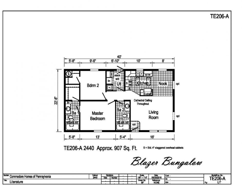 View 3A2604-E  Astro Bungalow