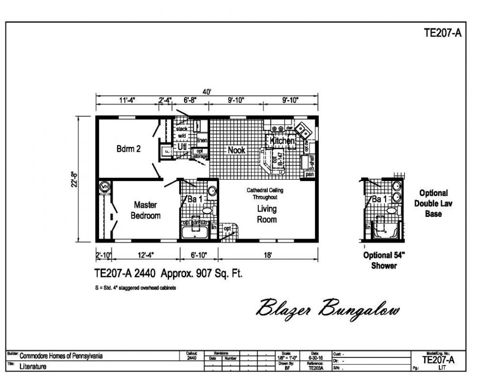 View 3A2605-E Astro Bungalow