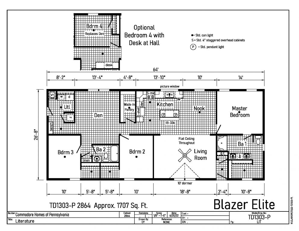 View TD1303-P Blazer Elite